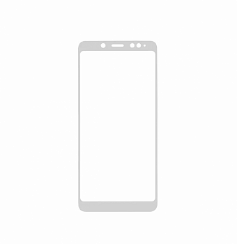 Защитное стекло 3D, 5D для Xiaomi Redmi Note 5, белое