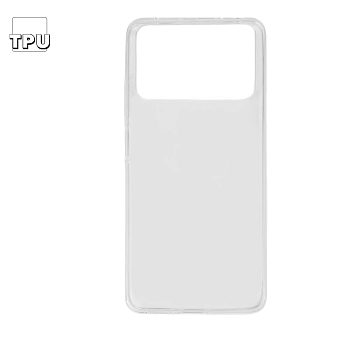 Силиконовый чехол "LP" для Xiaomi POCO X4 Pro 5G TPU (прозрачный) европакет