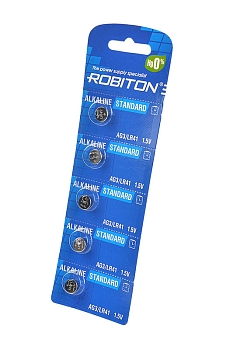 Батарейка (элемент питания) Robiton Standard R-AG3-0-BL5 (0% Hg) AG3 LR41 392 192 BL5192 BL5