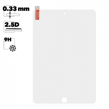 Защитное стекло для iPad mini 2, 3, 4 Tempered Glass 2,5D 0,33 мм 9H (ударопрочное)