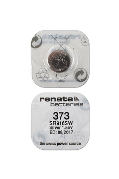 Батарейка (элемент питания) Renata SR916SW 373, 1 штука