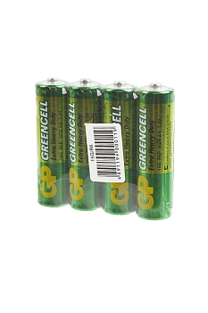 Батарейка (элемент питания) GP Greencell 15G/R6 SR4, 1 штука