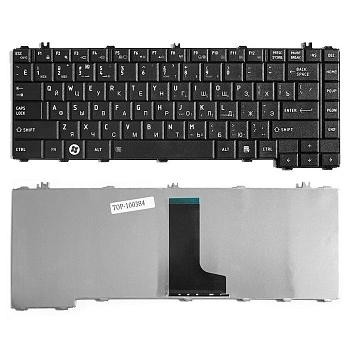 Клавиатура для ноутбука Toshiba Satellite C600, L600, L640, C640, черная