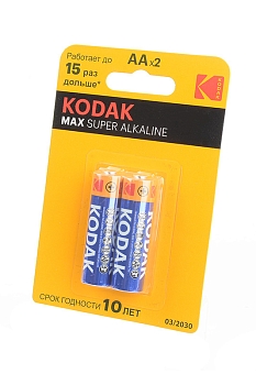 Батарейка (элемент питания) Kodak Max LR6 BL2, 1 штука
