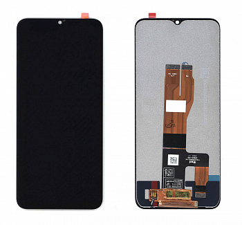 Дисплей (экран в сборе) для телефона Realme C30, C33 (черный) (100% LCD)