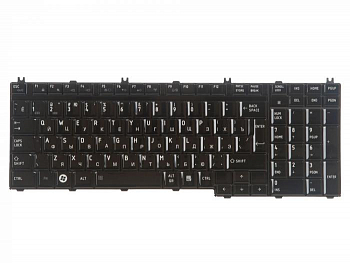 Клавиатура для ноутбука Toshiba Satellite A500, A505, L350, L355, L500, L505, L550, F501, P200, P300, P500, P505, X200, Qosmio F50, G50, X300, X305, X500 и X505, черная