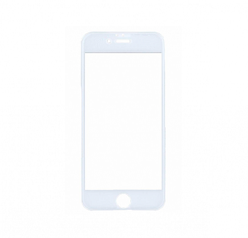 Защитное стекло 4D для Apple iPhone 6, 6S белое