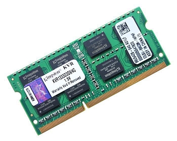 Модуль памяти SO-DIMM DDR-3 PC-10600 4Gb Kingston [KVR1333D3S9/4G]