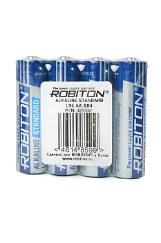 Батарейка (элемент питания) Robiton Standard LR6 SR4, 1 штука