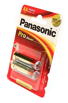 Батарейка (элемент питания) Panasonic Pro Power LR6PPG/2BP LR6 BL2, 1 штука
