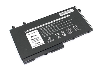 Аккумулятор (батарея) R8D7N для ноутбука Dell Latitude 5400, 5410, 11.4В, 4000мАч (OEM)
