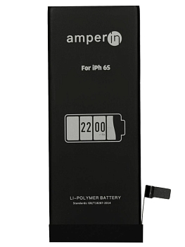 Аккумулятор Amperin для телефона Apple iPhone 6S, 3.82В, 2200мАч