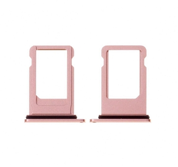 Держатель (лоток) SIM-карты для Apple IPhone 8 Plus, розовое золото