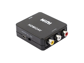 Конвертер AD32 HDMI (F) - RCA (F), черный (Vixion)
