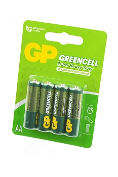 Батарейка (элемент питания) GP Greencell GP15G-2CR4 R6 BL4, 1 штука