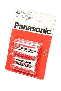 Батарейка (элемент питания) Panasonic Zinc Carbon R6RZ/4BP R6 BL4, 1 штука