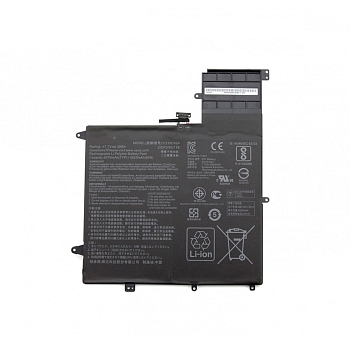 Аккумулятор для Asus (C21N1624) ZenBook Flip S UX370UA, 39Wh, 5070mAh, 7.7V, (оригинал)
