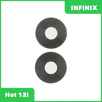 Стекло задней камеры для Infinix Hot 12i (X665B) (без рамки) (золотистый)