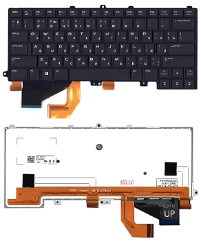 Клавиатура для ноутбука Dell Alienware 14, черная