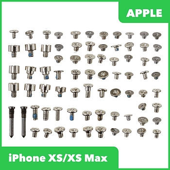 Винты (нижние) для Apple iPhone XS, XS Max (2 шт.), серебряный