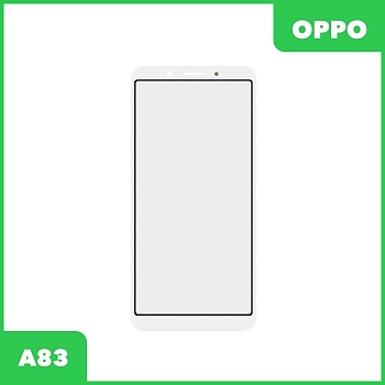 Стекло для переклейки дисплея Oppo A83, белый