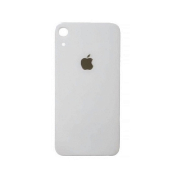 Задняя крышка (стекло) для iPhone XR (белая)