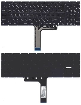 Клавиатура для ноутбука MSI GS75, GL75, GX63, черная с цветной подсветкой