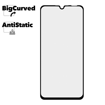 Защитное стекло для Huawei P30 Lite Super max Anti-static big curved glass