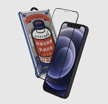 Защитное стекло REMAX GL-27 iPhone 14, 13, 13 Pro 6.1 "Medicine Glass, Черная рамка