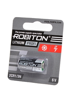 Батарейка (элемент питания) Robiton Profi R-2CR1/3N-BL1 2CR1, 3N BL1, 1 штука