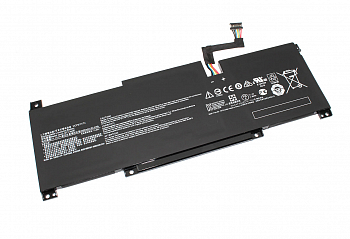 Аккумулятор (батарея) BTY-M491 для ноутбука MSI Stealth 15M A11S, 11.4В, 4596мАч