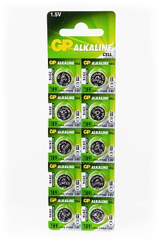 Батарейка (элемент питания) GP Alkaline cell 189-C10 AG10, 1 штука