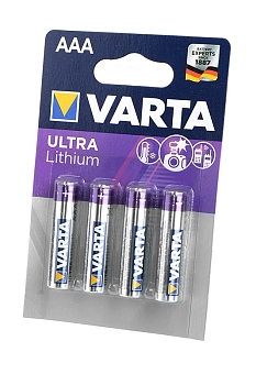 Батарейка (элемент питания) Varta Professional Lithium 6103 FR03 BL4, 1 штука