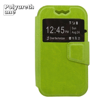 Чехол "LP" раскладной универсальный для телефонов размер L 120х56мм, зеленый (коробка)
