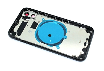 Задняя крышка (корпус) в сборе с рамкой для Apple iPhone 11, black