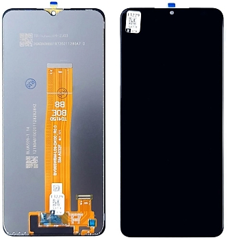 Дисплей (экран в сборе) для телефона Samsung Galaxy A12s (A127F), черный (100% LCD)