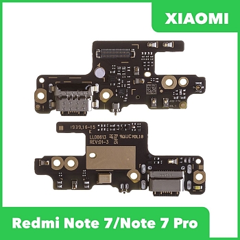 Системный разъем (разъем зарядки) для Xiaomi Redmi Note 7, Note 7 pro (оригинал)