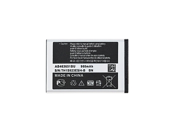 Аккумулятор (батарея) Vixion AB463651BE для телефона Samsung L700 (S3650, S5610, L800, B200, M7600, C6112)