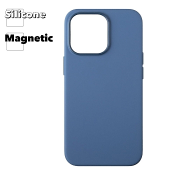 Силиконовый чехол для iPhone 13 Pro "Silicone Case" with MagSafe (Blue Jay)