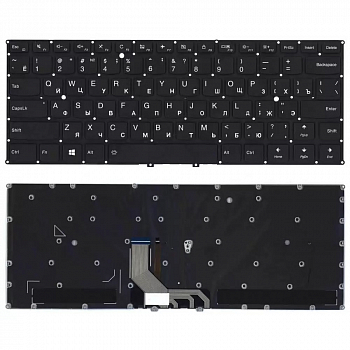 Клавиатура для ноутбука Lenovo 920-13IKB, черная с подсветкой