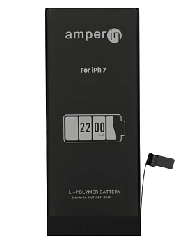 Аккумулятор Amperin для телефона Apple iPhone 7, 3.8В, 2200мАч