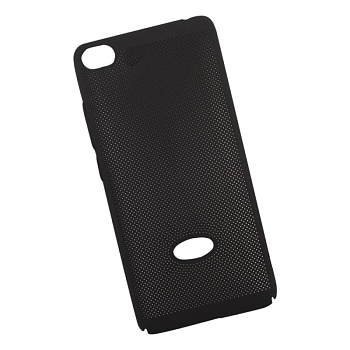 Защитная крышка для Xiaomi Mi 5S"LP" Сетка Soft Touch, черный (европакет)