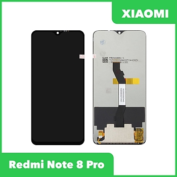 Дисплей (экран в сборе) для телефона Xiaomi Redmi Note 8 Pro (черный) оригинал
