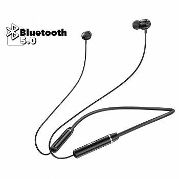 Bluetooth гарнитура Hoco ES53 Coolway BT 5.0, вставная, черный