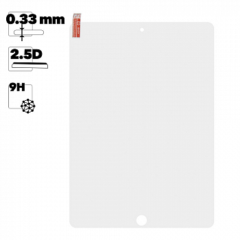 Защитное стекло для iPad Air 2 Tempered Glass 2,5D 0,33 мм 9H (ударопрочное)