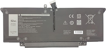 Аккумуляторная батарея для ноутбука Dell Latitude 7310 7410 (JHT2H) 7.6V 52Wh