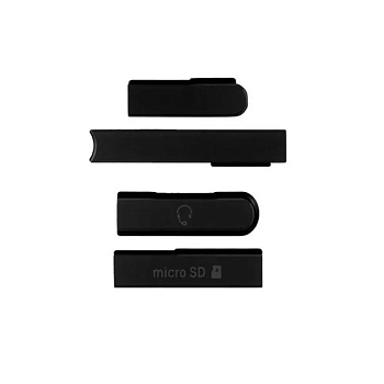 Набор заглушек Sony Xperia Z (4шт.) черный