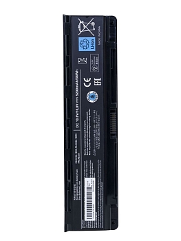 Аккумулятор (батарея) для ноутбука Toshiba Satellite C800 (PA5024U-1BRS), 10.8В, 5200мАч, черный (OEM)