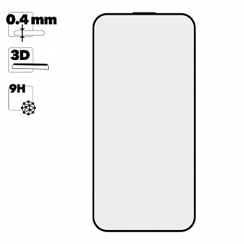 Защитное стекло REMAX GL-83 на дисплей Apple iPhone 15 Plus черная рамка