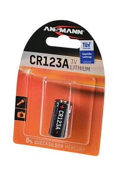 Батарейка (элемент питания) Ansmann 5020012 CR123A BL1, 1 штука
